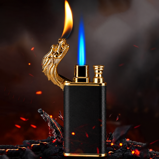 Double Flame Metal Lighter